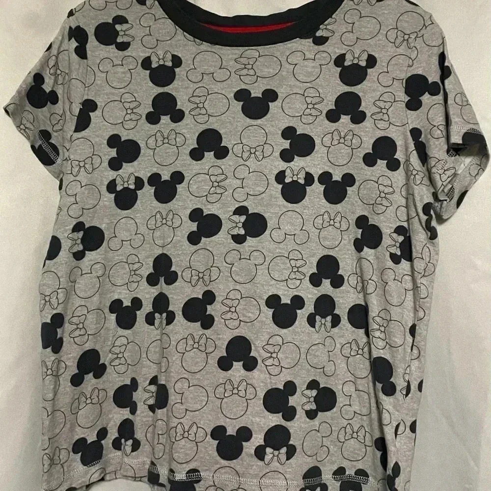 Disney‎ Mickey Minnie head t-shirt